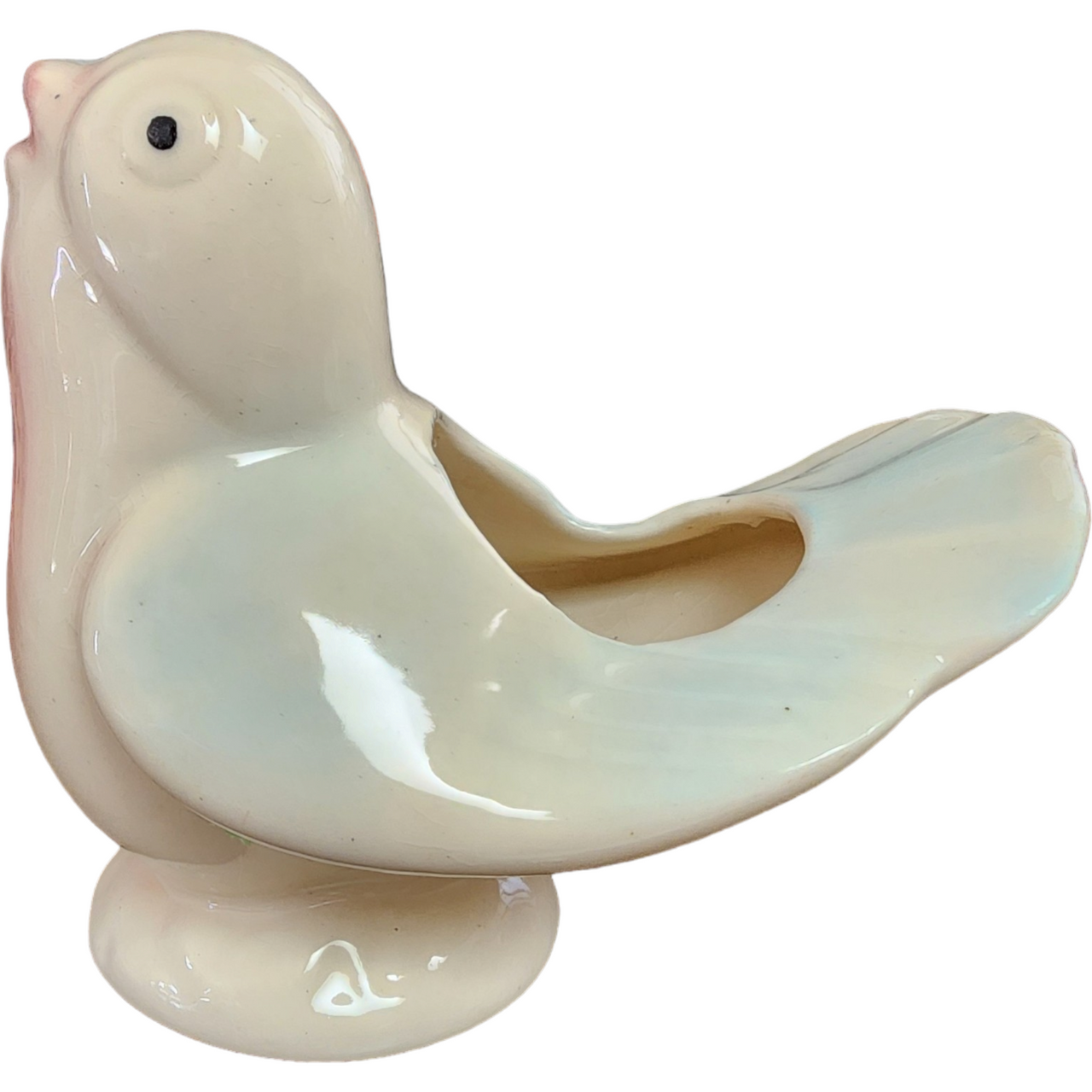 Fapco Baby Nursery Stoneware Bird Planter Occupied Japan