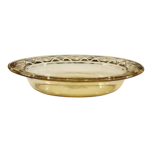 Federal Glass Rosemary Amber Depression Glass Oval Vegetable Bowl