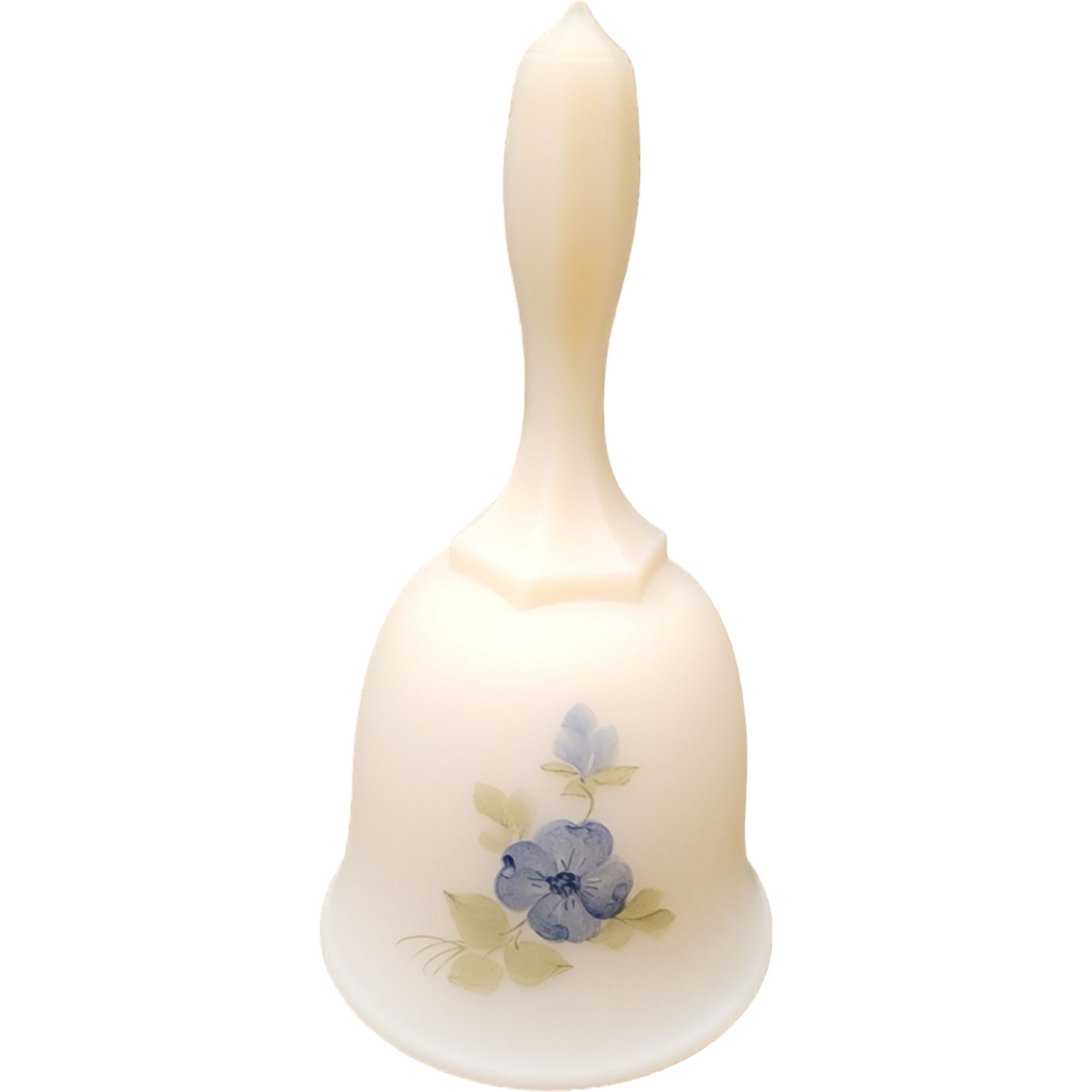 Fenton Blue Dogwood on Cameo Satin Bell