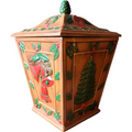 Festive Vintage Christmas Cookie Jar
