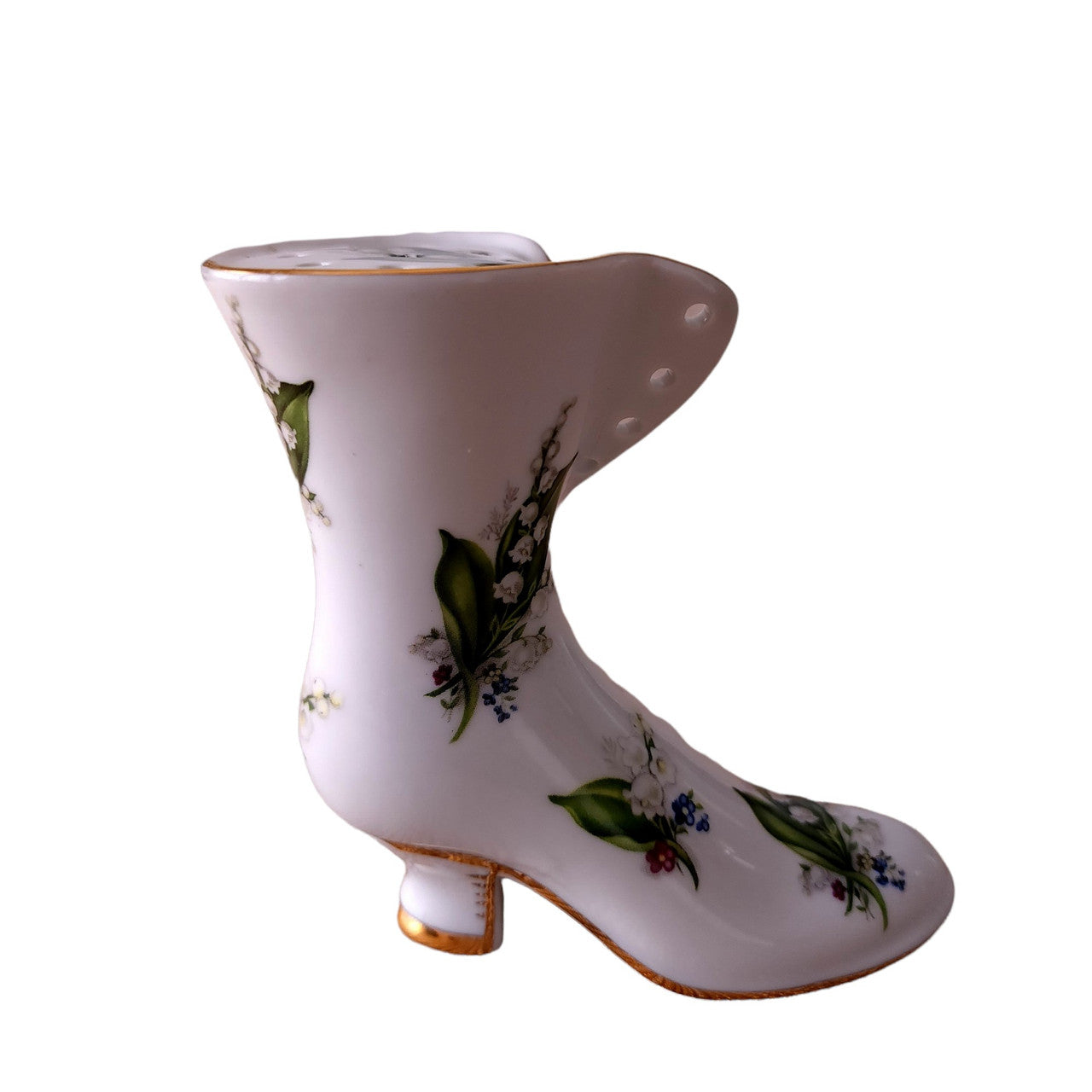 Fielder Keepsakes Fine Porcelain Boot Hatpin Holder