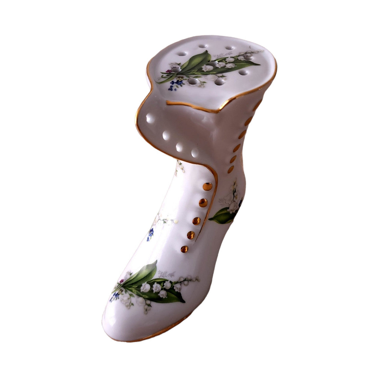 Fielder Keepsakes Fine Porcelain Boot Hatpin Holder