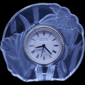 Fifth Avenue Crystal Ltd Clock Frosted Quartz Movement Japan