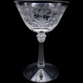 Fostoria Glass Romance Pattern Champagne Tall Sherbet Glass