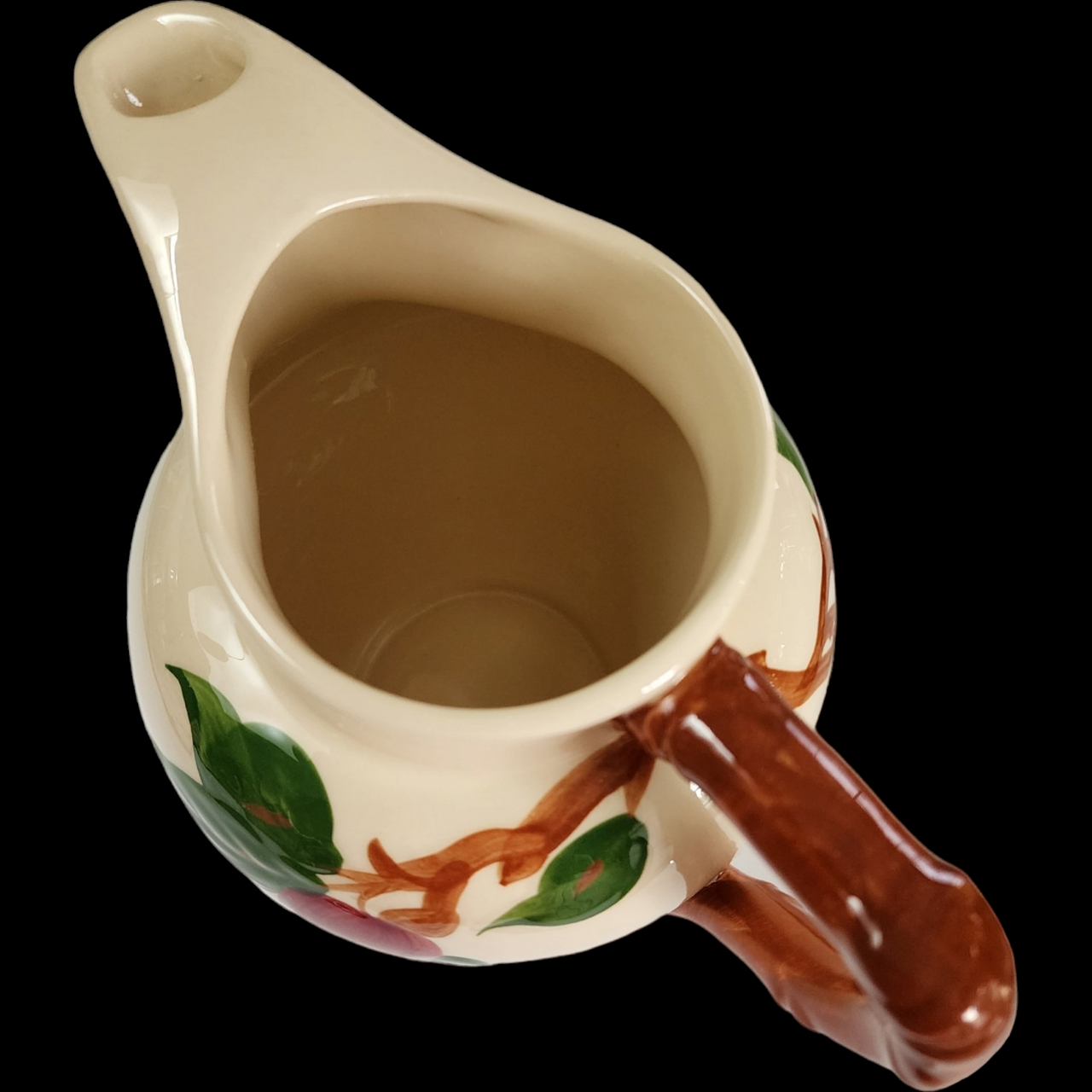 Franciscan Gladding McBean Apple 64 Oz Pitcher USA Backstamp