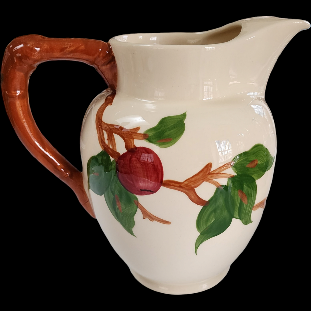 Franciscan Gladding McBean Apple 64 Oz Pitcher USA Backstamp
