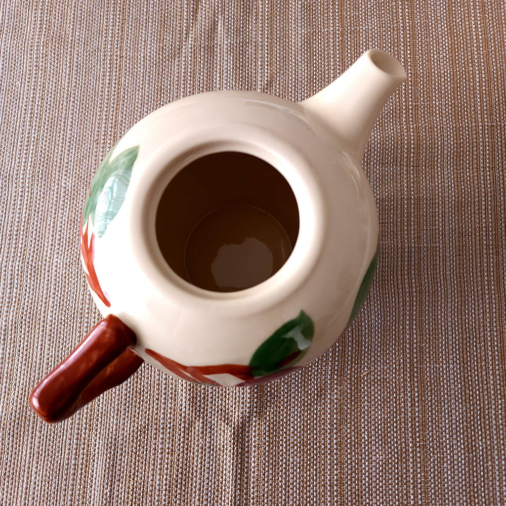 Gladding McBean Franciscan Apple Teapot No Lid