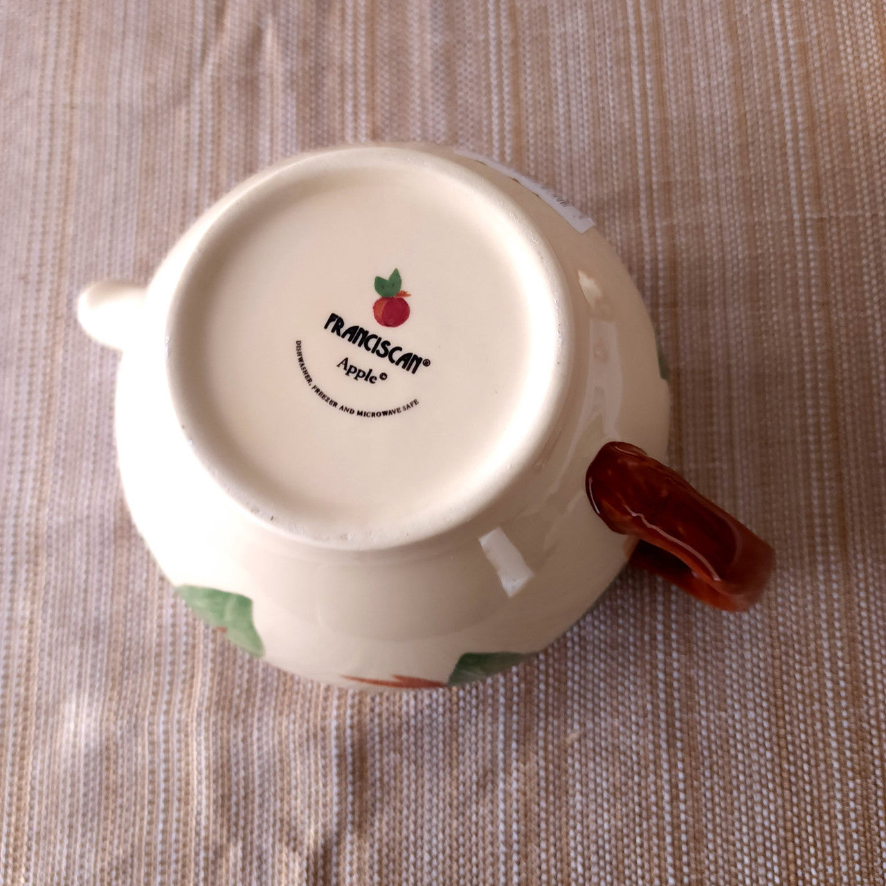Gladding McBean Franciscan Apple Teapot No Lid