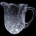 Godinger Dublin 44 oz Cut Crystal Beverage Pitcher Scalloped Rim