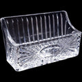 Godinger Dublin Clear Cut Lead Crystal Sugar Packet Holder