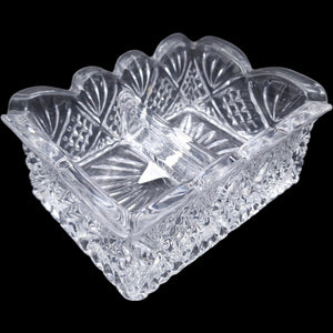 Godinger Dublin Shannon Crystal Sugar Packet Holder Divided Caddy