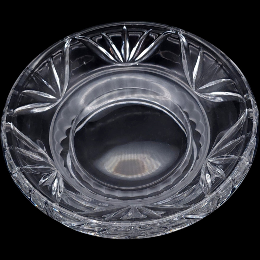 Vintage Gorham Fine Crystal Pedestal Candy Dish Made in Poland