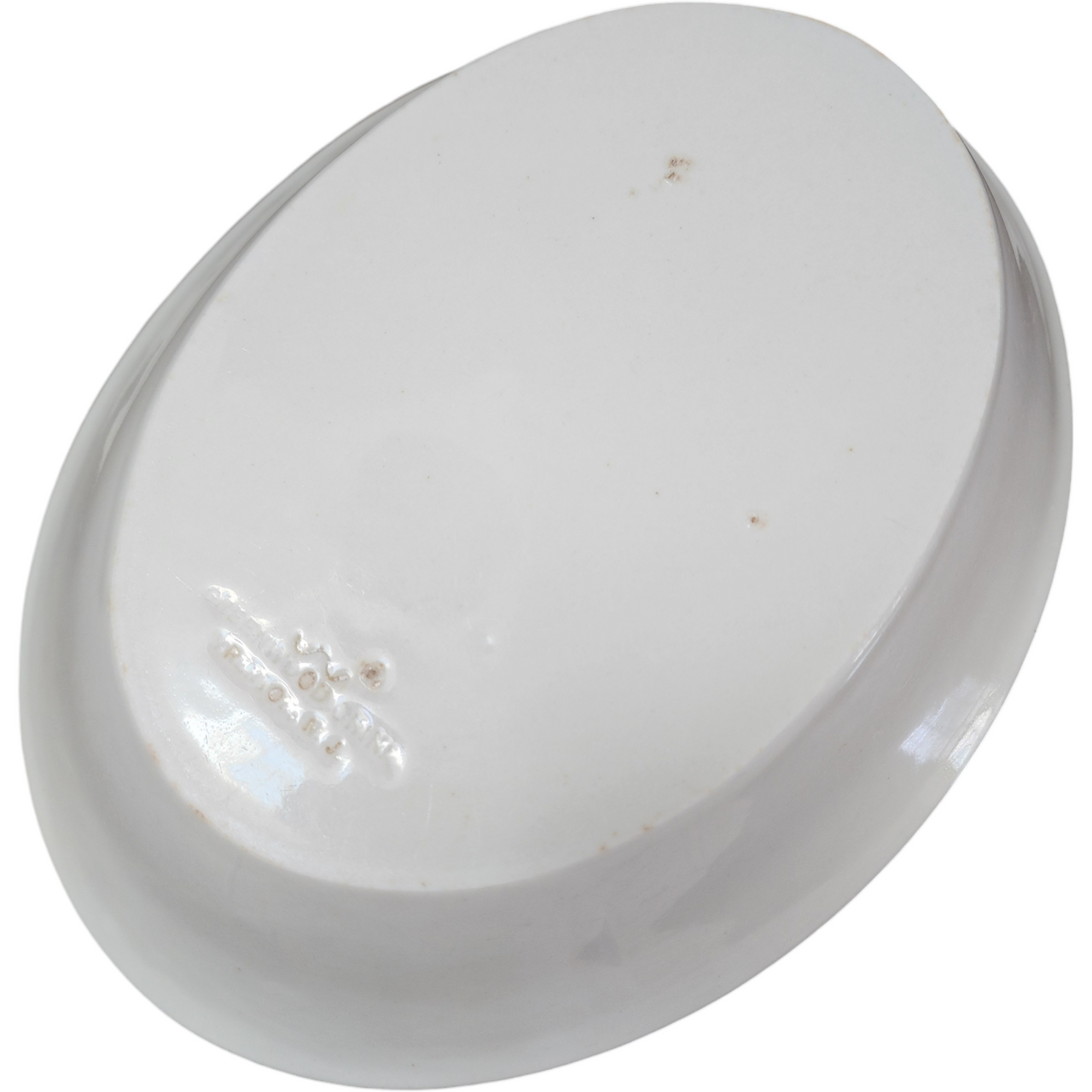 Greenwood China White Ironstone  Smooth Relish Dish Bowl