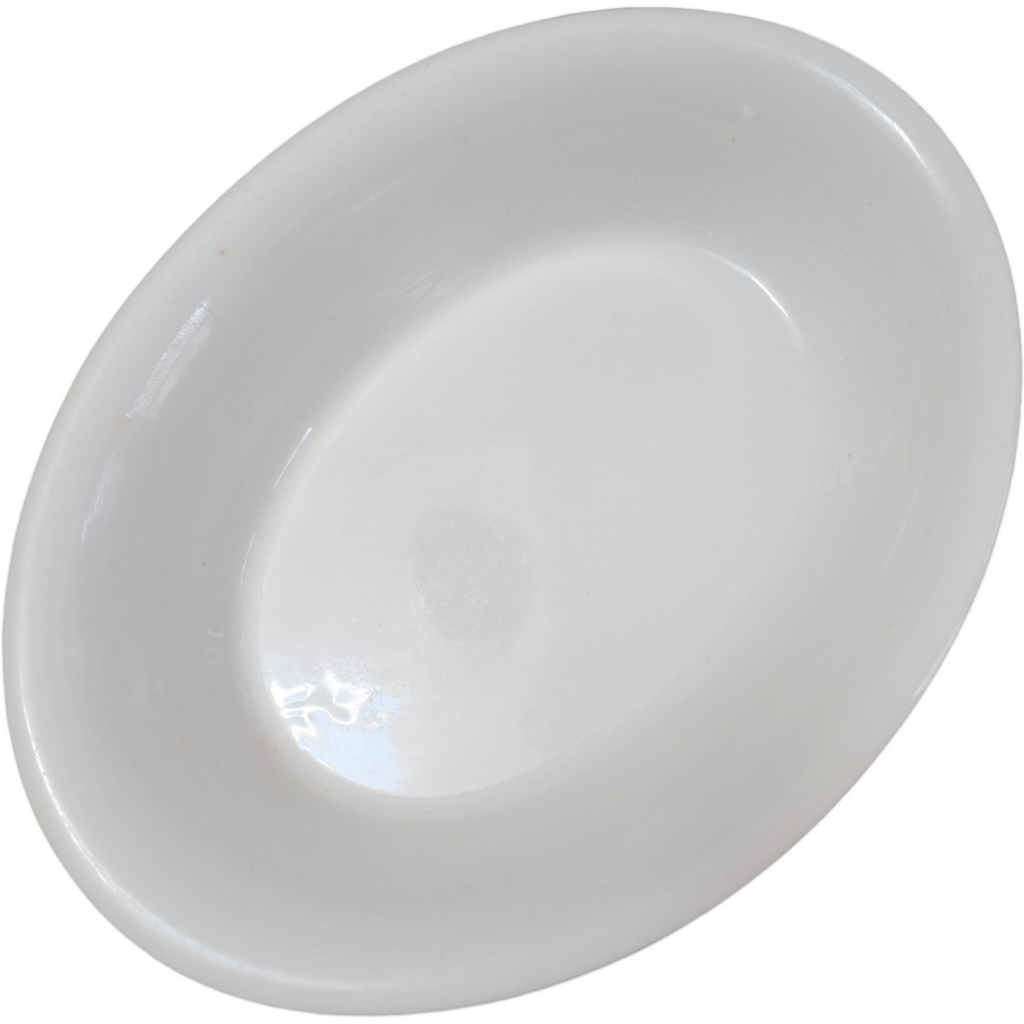 Greenwood China White Ironstone  Smooth Relish Dish Bowl