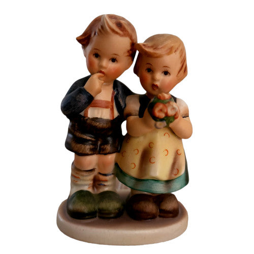 HUMMEL GOEBEL "We Congratulate" Boy And Girl With Flowers Figurine- No Box