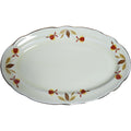 Hall China Autumn Leaf Underplate for Ruffled D Pickle Dish/Gravy Boat