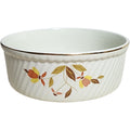 7" Hall China Autumn Leaf Round 3 Pint French Baker