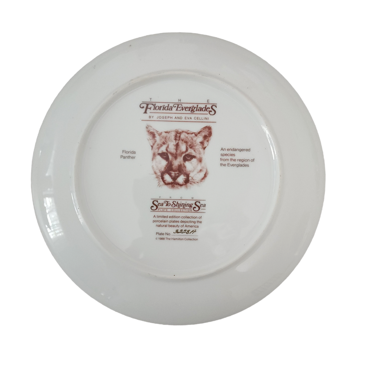 Hamilton Collection Sea To Shining Sea Florida EvergladeS Plate Boxed