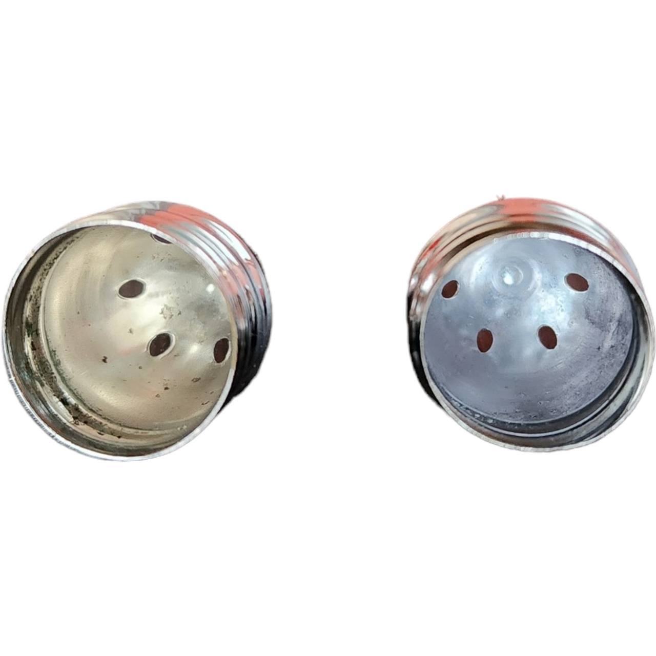 Hand Cut Lead Crystal Salt & Pepper Set Japan