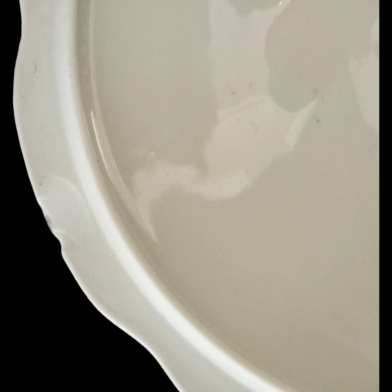 Haviland Silver Anniversary Covered Tureen White Porcelain with Gold Trim Handles, Vintage France