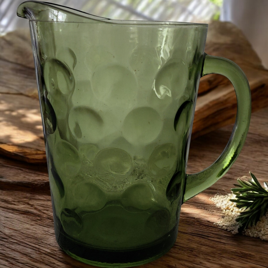 Hazel-Atlas Eldorado Avocado Green 56 Oz Pitcher