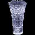 Heavy 6Lb Bohemia Lead Crystal Hand Cut Vase