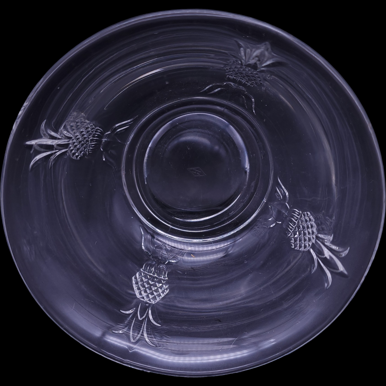 Heisey Plantation Pressed  Mayonnaise Bowl