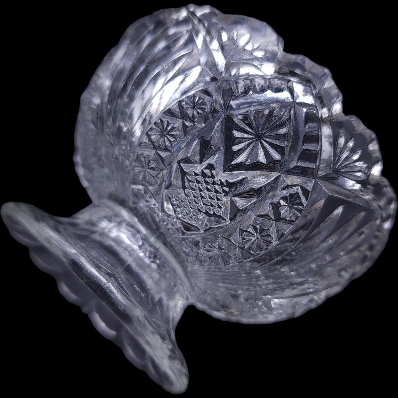 New Martinsville Arrowhead In Oval Salt Dip Dish