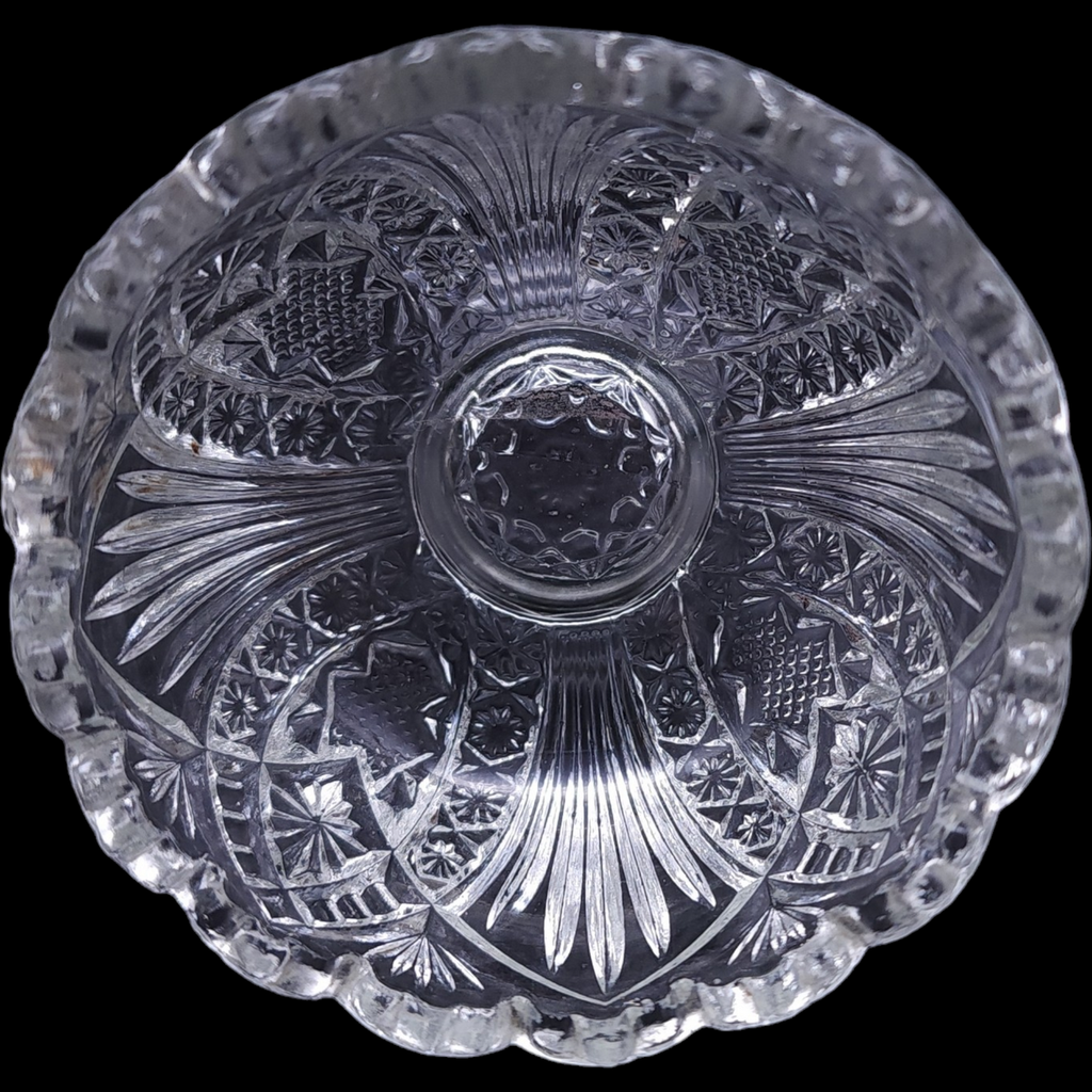 New Martinsville Arrowhead In Oval Salt Dip Dish