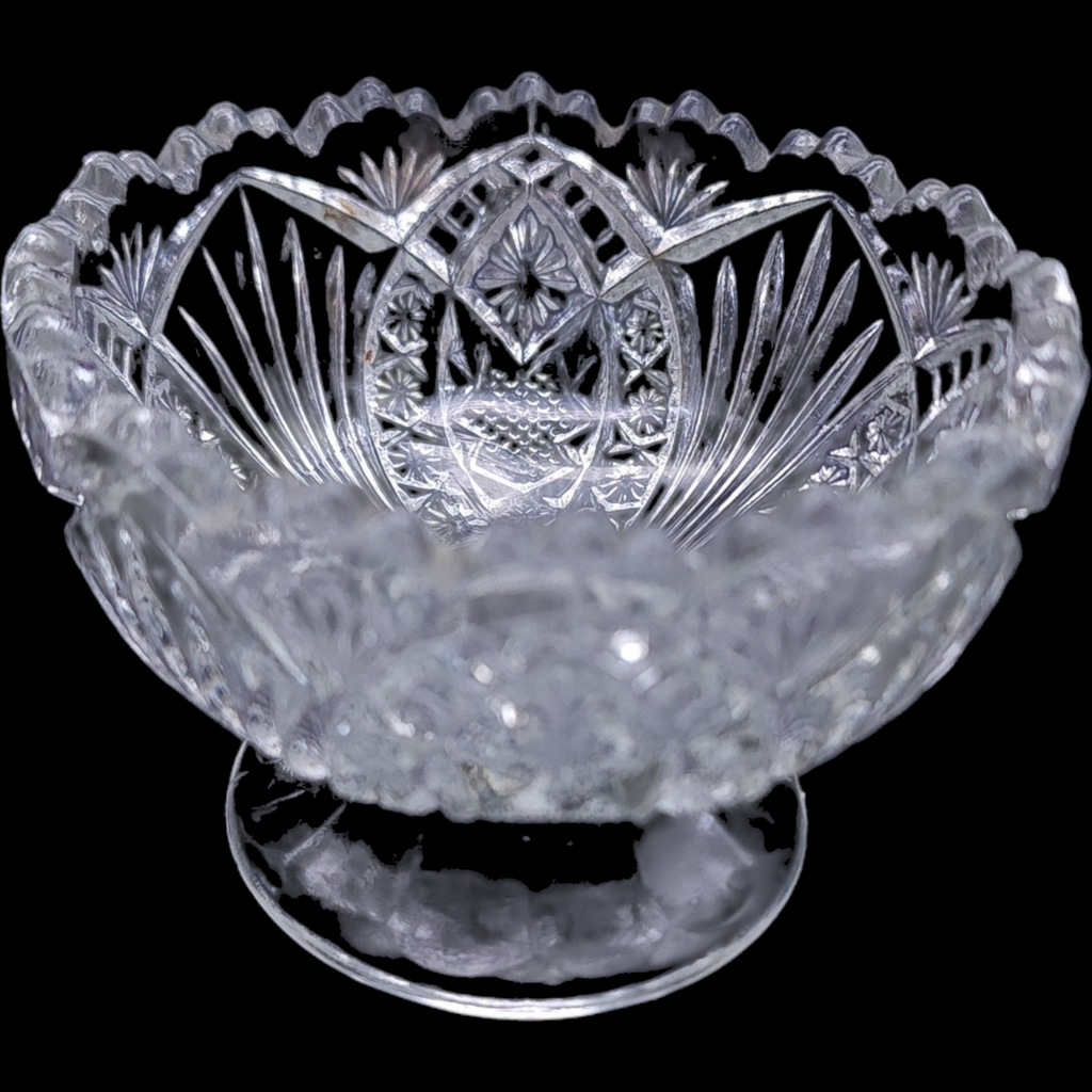 New Martinsville Arrowhead In Oval Salt Dip Dish