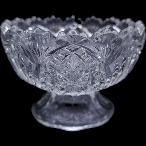 New Martinsville Arrowhead In Oval Salt Dip Dish
