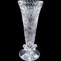 Hofbauer Byrdes Collection Cut Crystal Glass  7" Bud Vase