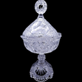 Hofbauer The Byrdes Collection Lead Crystal Large Candy Jar & Lid