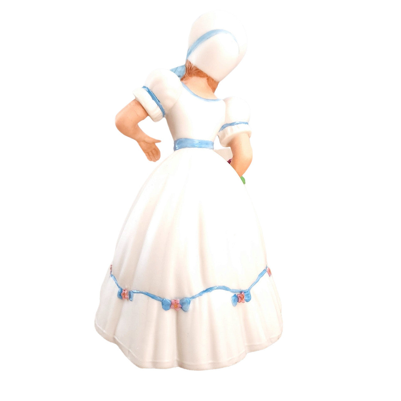 Holland Mold Ceramic Girl Wearing White Dress Figurine