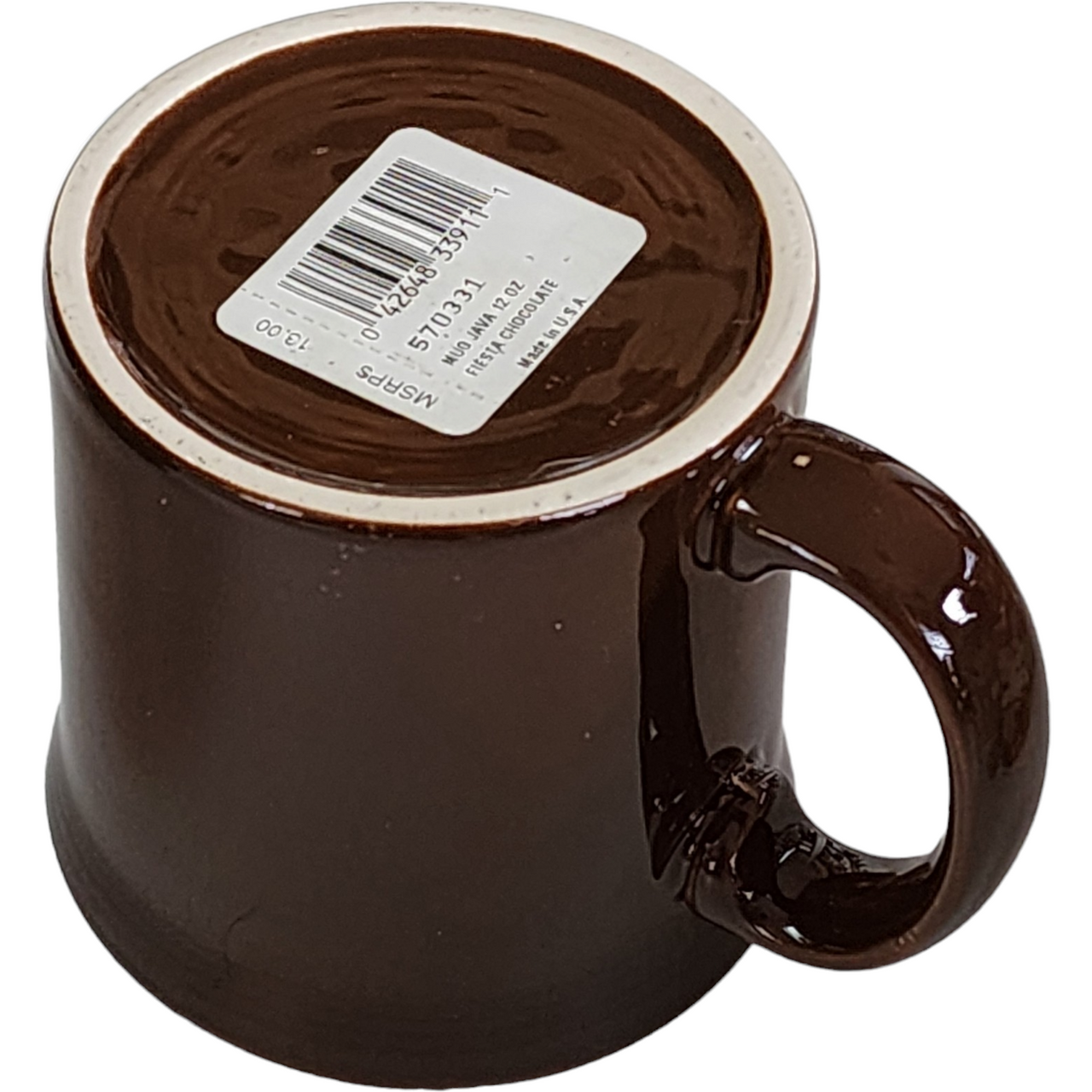 Homer Laughlin Fiesta® Chocolate 12 Oz Java Mug