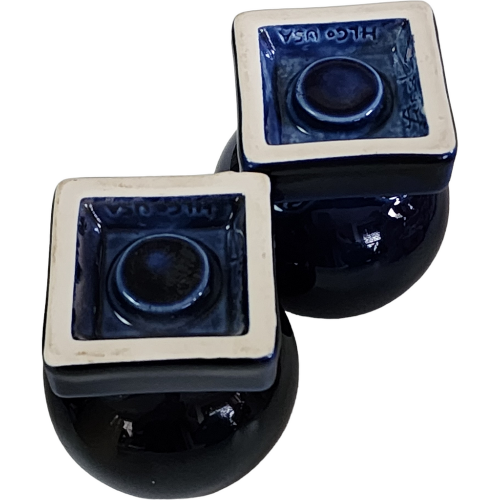 Homer Laughlin Fiesta® Cobalt Blue Bulb Candleholder Set of 2