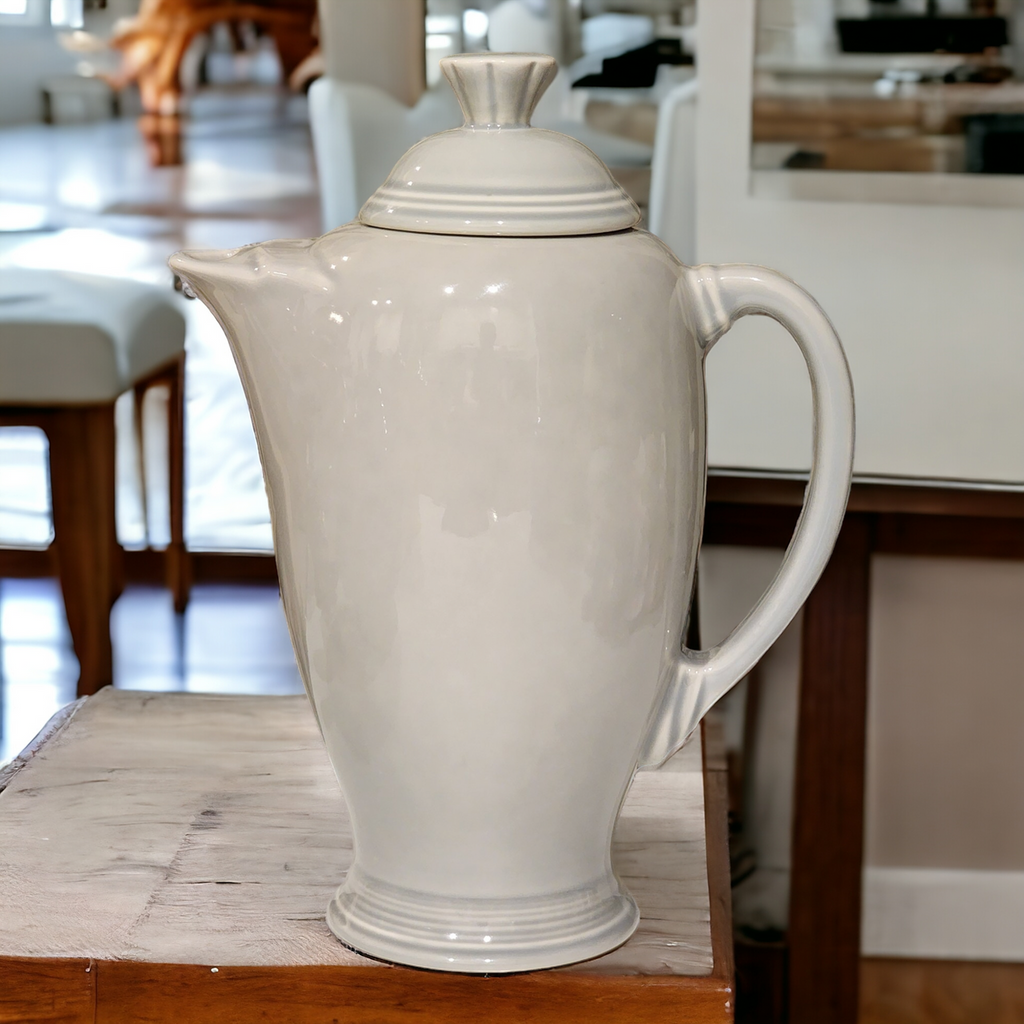 Homer Laughlin Fiesta® Fiesta Gray Pearl Covered Coffee Server