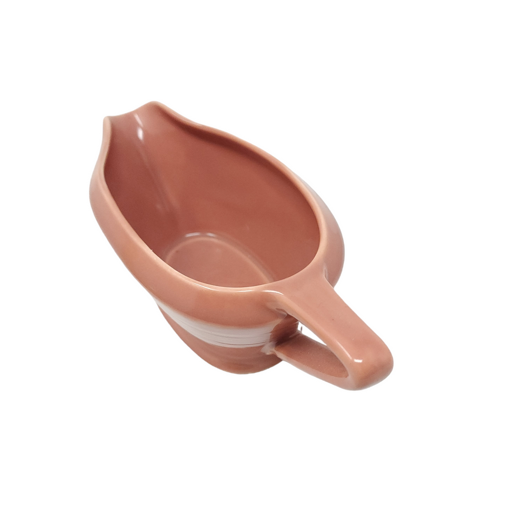 Homer Laughlin Fiesta Harlequin Rose Sauce Gravy Boat