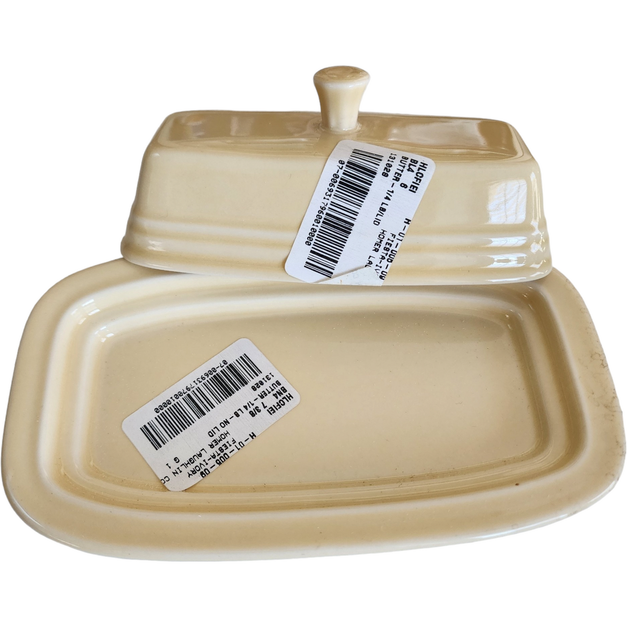 Homer Laughlin Fiesta Ivory 1/4 Lb Covered Butter