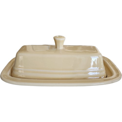 Homer Laughlin Fiesta Ivory 1/4 Lb Covered Butter