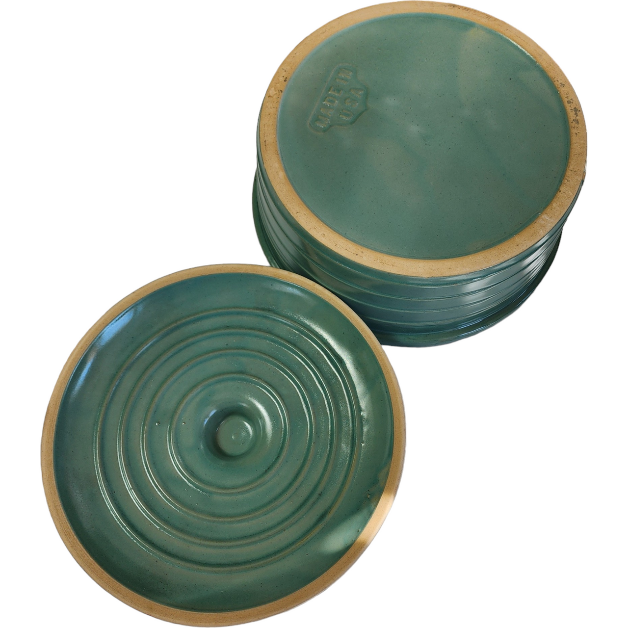 Homer Laughlin Fiesta Kitchen Kraft Round Covered Casserole with Metal Stand