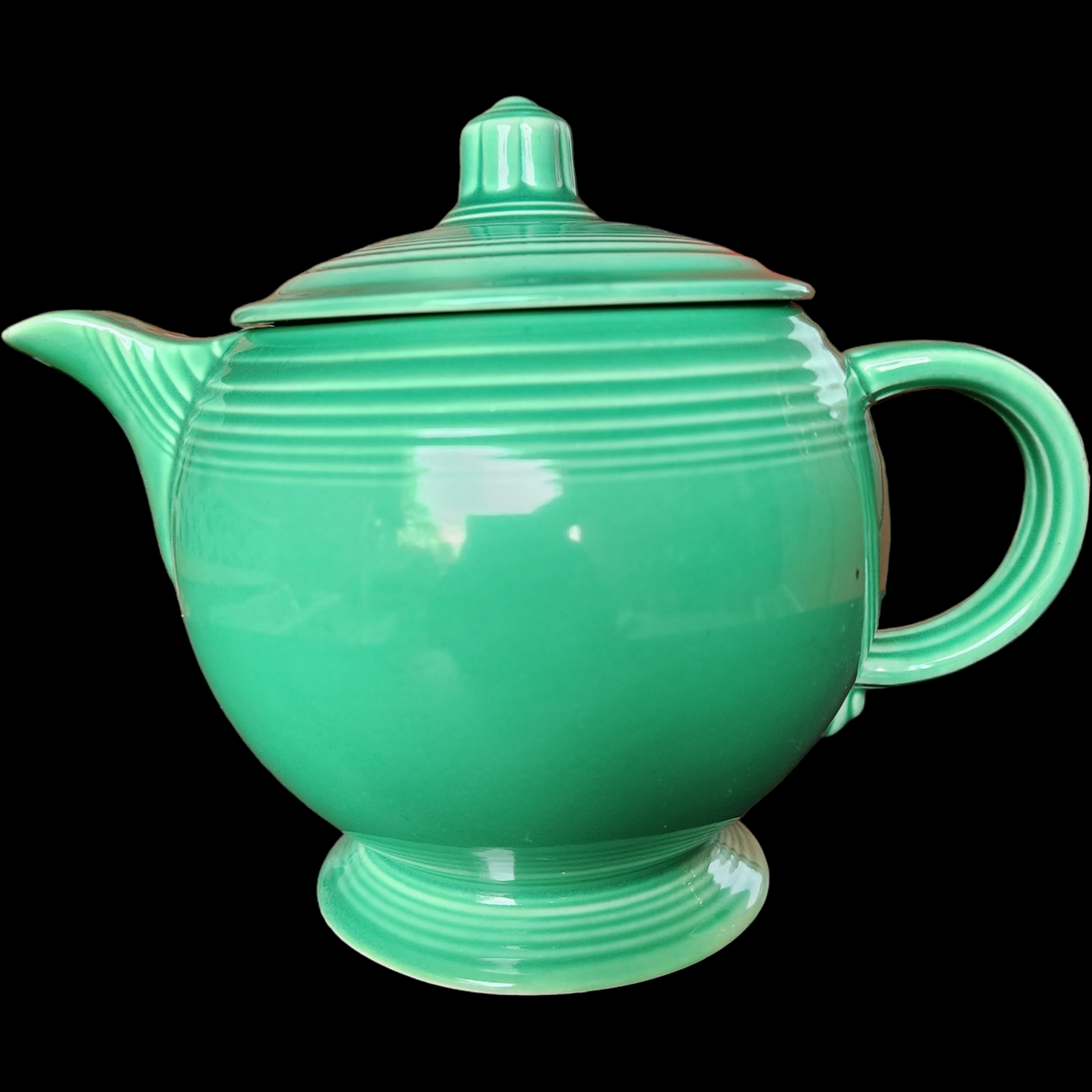 Homer Laughlin Fiesta Light Green Older Teapot & Lid 4 Cup