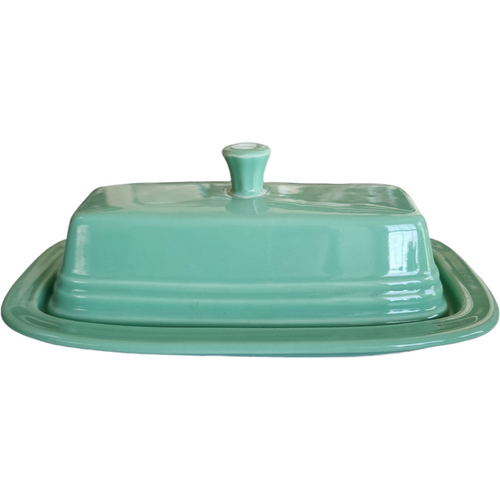 Homer Laughlin Fiesta Mist Green 1/4 Lb Covered Butter