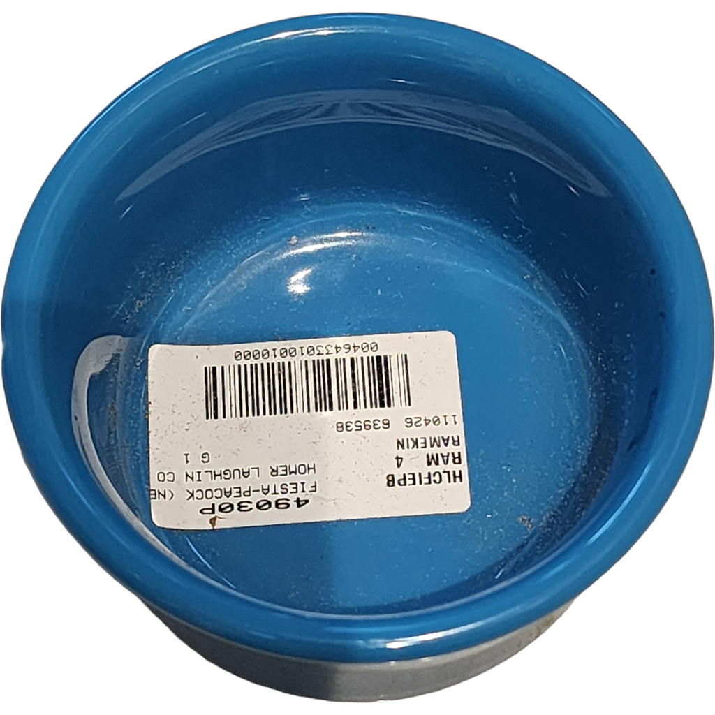 Homer Laughlin Fiesta Peacock Ramekin Souffle Dessert Bowl