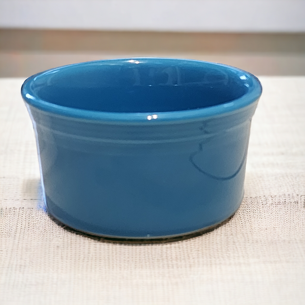 Homer Laughlin Fiesta Peacock Ramekin Souffle Dessert Bowl