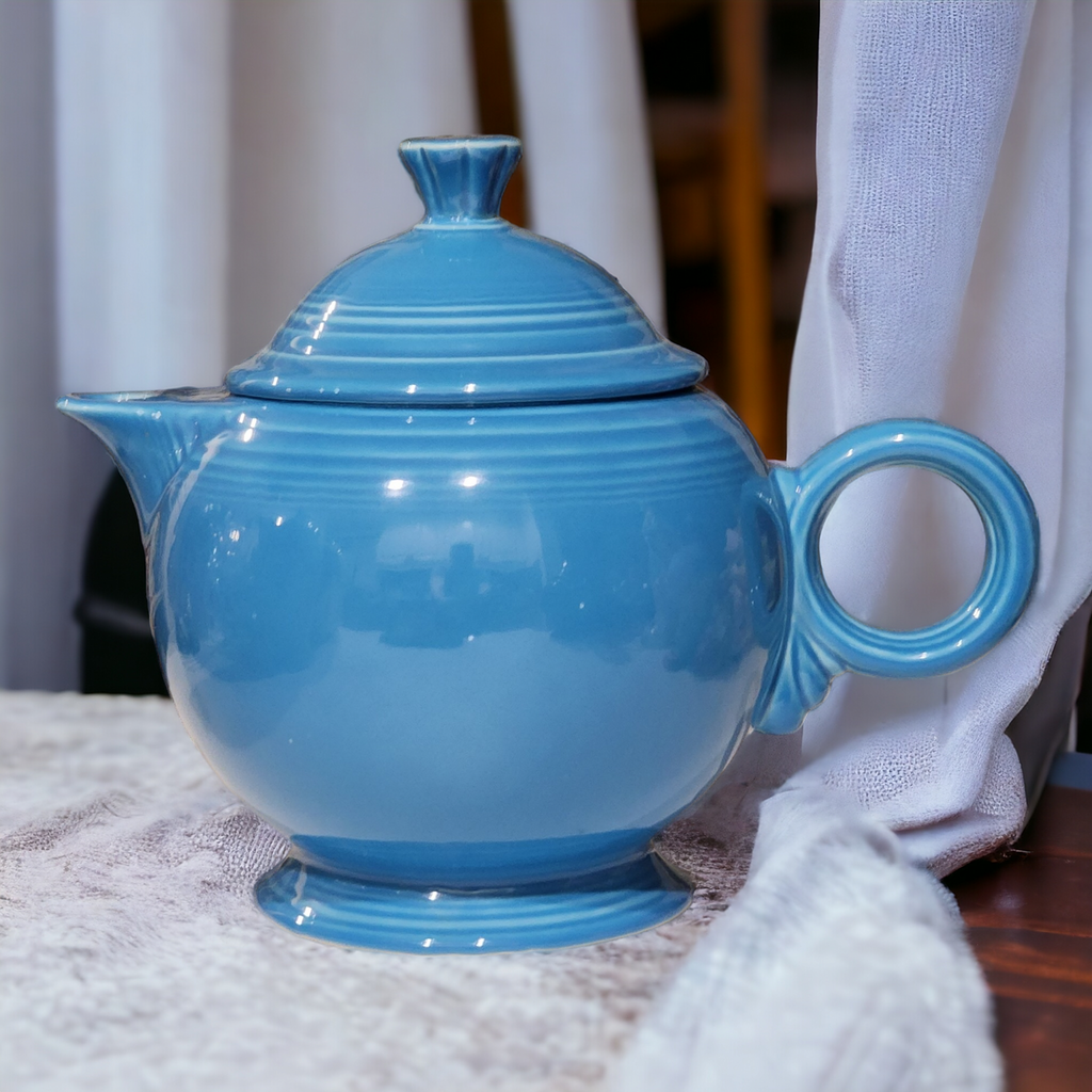 Homer Laughlin Fiesta Peacock Teapot & Lid 5 Cup