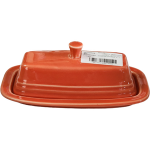 Homer Laughlin Fiesta® Persimmon 1/4 Lb Covered Butter