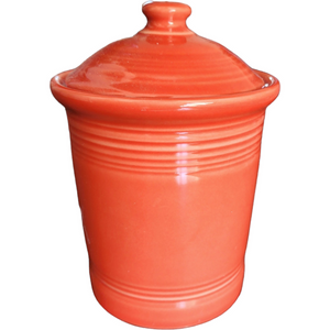 Homer Laughlin Fiesta Poppy Small Canister & Lid
