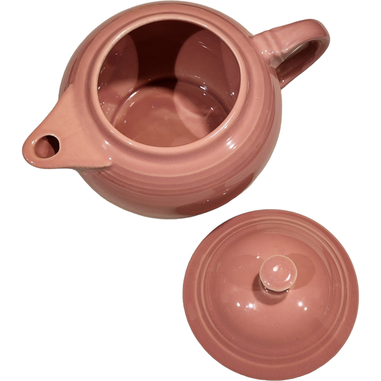 Homer Laughlin Fiesta Rose Small Teapot & Lid 2 Cup