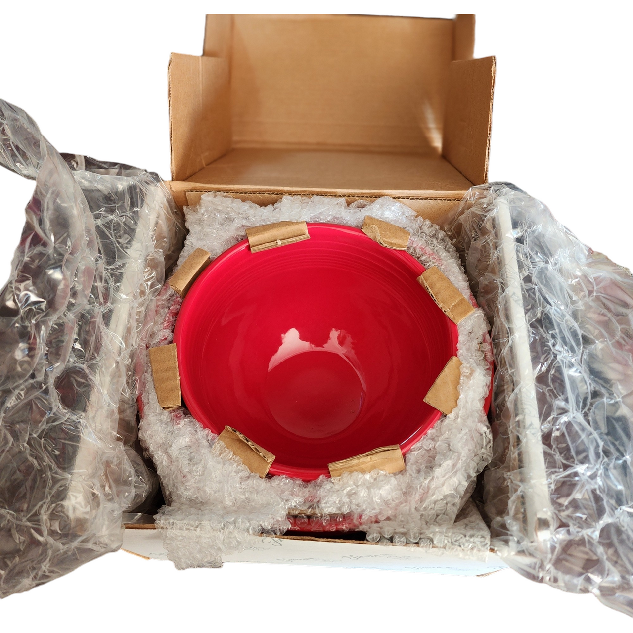 Homer Laughlin Fiesta Scarlet 3Pc Baking Bowl Set